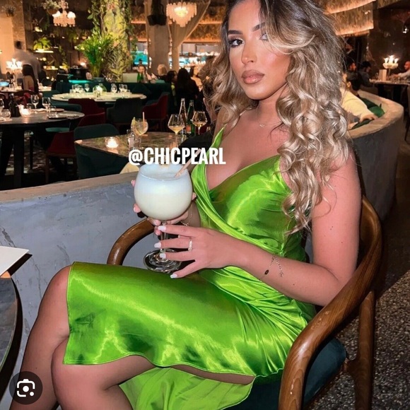 Blogger’s fave DRAPED LINGERIE-STYLE DRESS - Picture 3 of 15